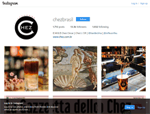 Tablet Screenshot of chez.com.br